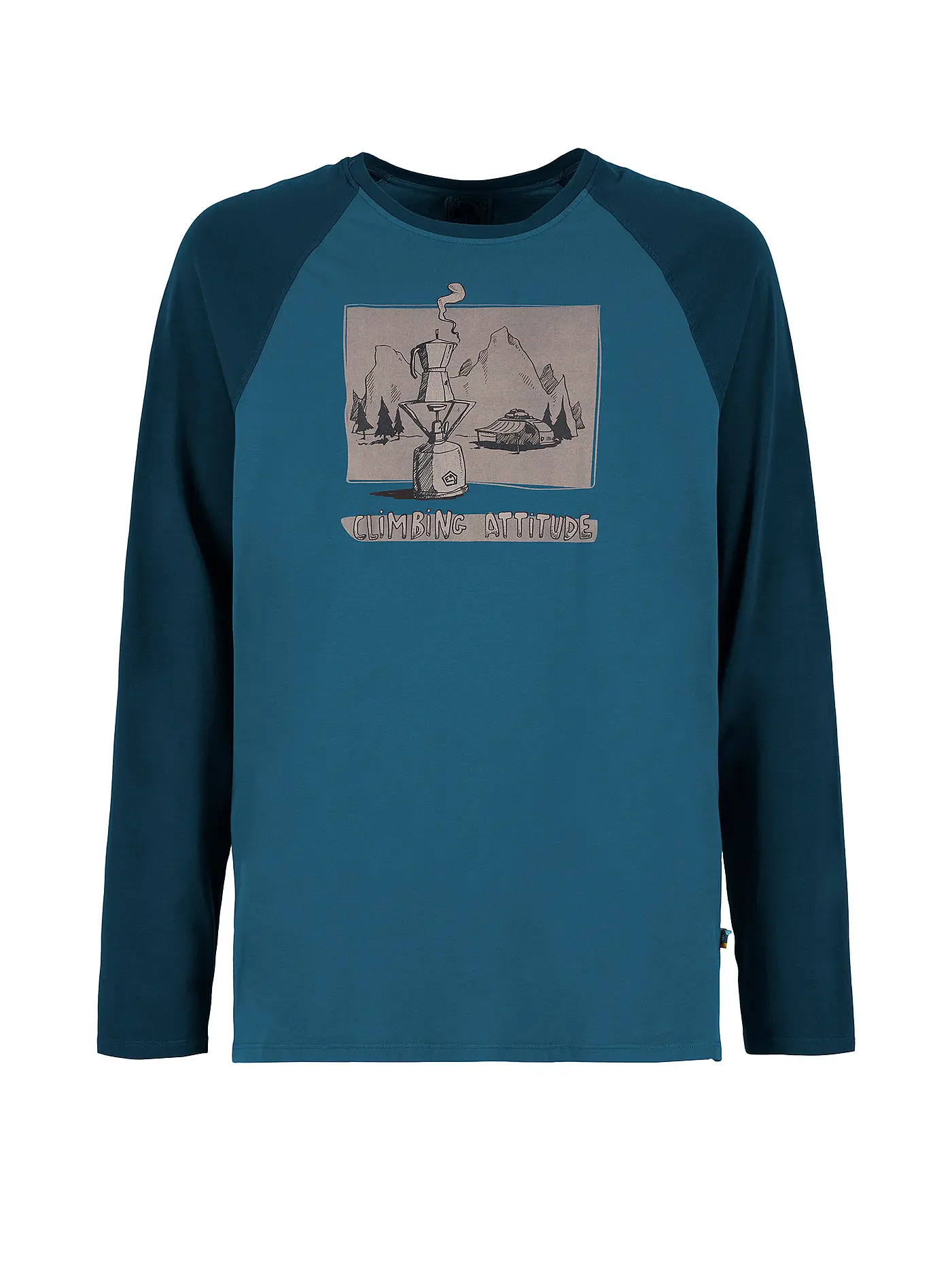 E9 | Herren Klettershirt Long Coffee | 